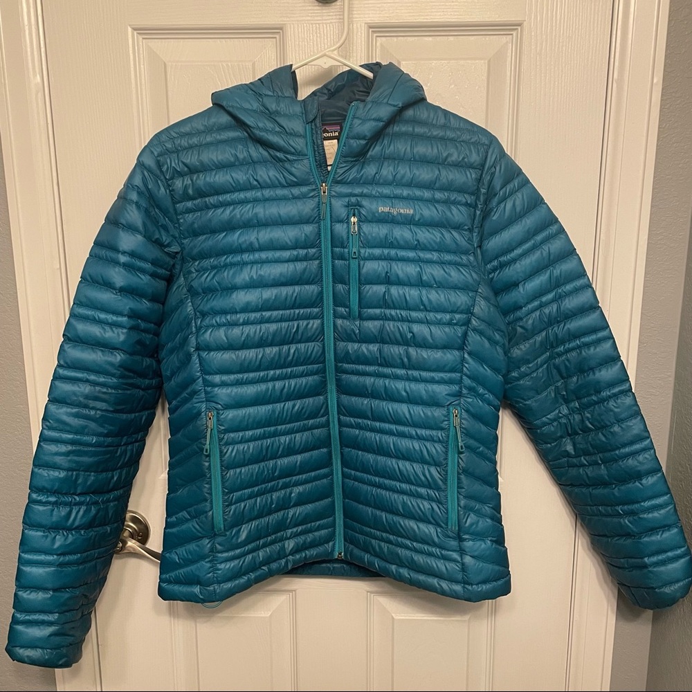Patagonia Lightweight Down Puffer Jacket, Medium